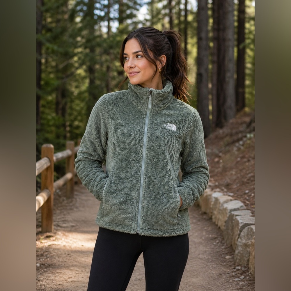 The north face printed multi color jacket